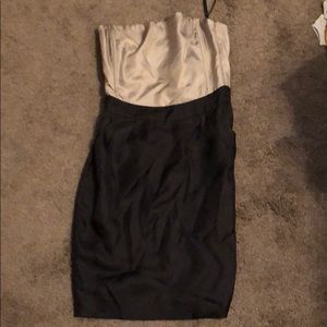 Banana Republic Strapless silk dress